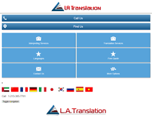 Tablet Screenshot of latranslation.com